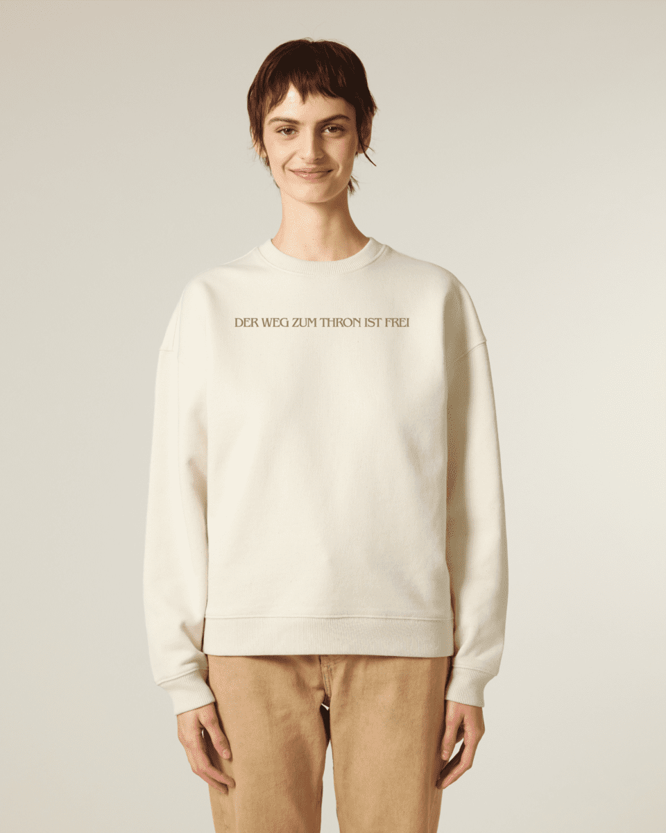 VOR DEM THRON - Organic Oversize Sweatshirt