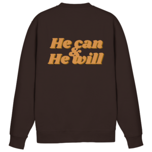 Basic Sweatshirt - He can & He will Design – Hot Chocolate