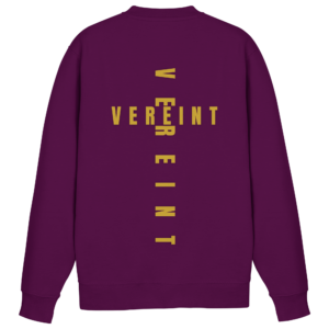 Basic Sweatshirt 'Vereint' – Plum