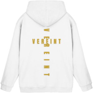 Basic Unisex Hoodie 'Vereint' – Arctic White