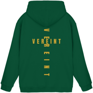 Basic Unisex Hoodie 'Vereint' – Bottle Green