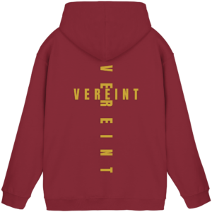 Basic Unisex Hoodie 'Vereint' – Brick Red