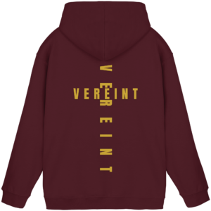 Basic Unisex Hoodie 'Vereint' – Burgundy