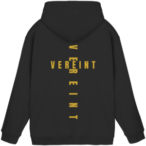 Basic Unisex Hoodie 'Vereint' – Deep Black