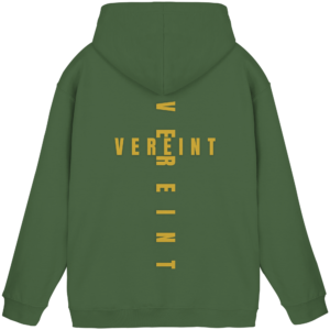 Basic Unisex Hoodie 'Vereint' – Earthy Green