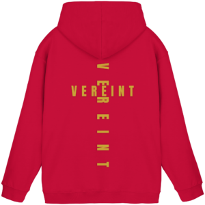Basic Unisex Hoodie 'Vereint' – Fire Red