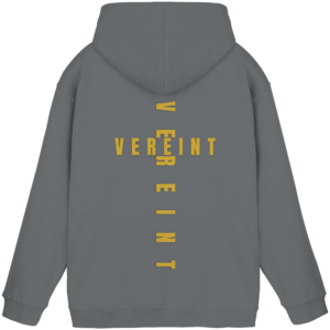 Basic Unisex Hoodie 'Vereint' – Steel Grey (Solid)