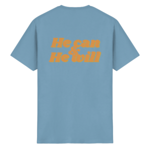 Unisex Heavy Cotton T-Shirt - He can & He will – Carolina Blue