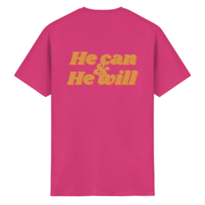 Unisex Heavy Cotton T-Shirt - He can & He will – Heliconia