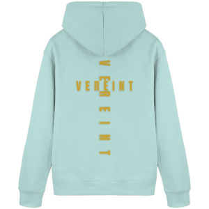 Organic Basic Hoodie 'Vereint' – Caribbean Blue