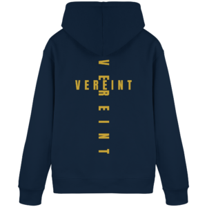 Organic Basic Hoodie 'Vereint' – French Navy