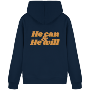 Organic Basic Hoodie - He Can & He Will Design – French Navy