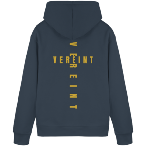 Organic Basic Hoodie 'Vereint' – India Ink Grey