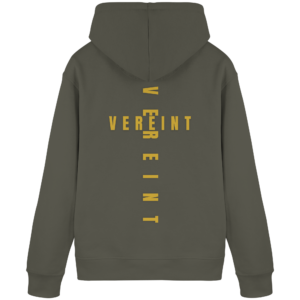 Organic Basic Hoodie 'Vereint' – Khaki
