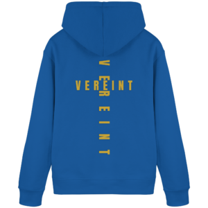 Organic Basic Hoodie 'Vereint' – Royal Blue