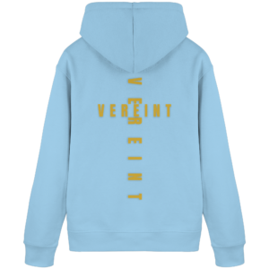 Organic Basic Hoodie 'Vereint' – Sky Blue