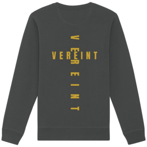 Organic Basic Unisex Sweatshirt 'Vereint' – Anthracite