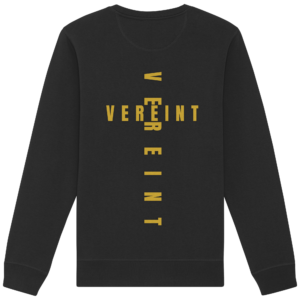 Organic Basic Unisex Sweatshirt 'Vereint' – Black