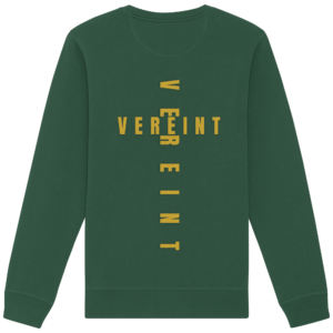 Organic Basic Unisex Sweatshirt 'Vereint' – Bottle Green