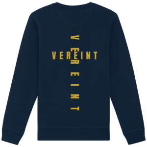 Organic Basic Unisex Sweatshirt 'Vereint' – French Navy