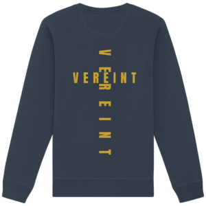 Organic Basic Unisex Sweatshirt 'Vereint' – India Ink Grey