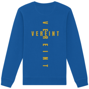 Organic Basic Unisex Sweatshirt 'Vereint' – Royal Blue