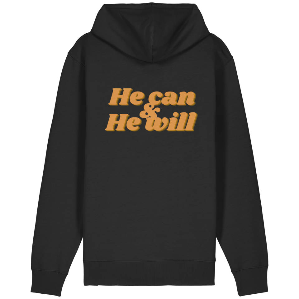 He can & He will – Organic Zipper-Jacke