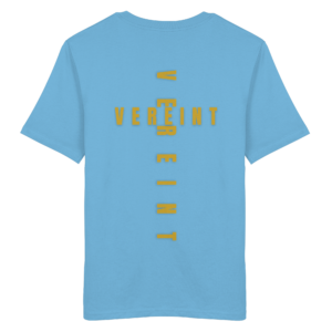 Unisex Organic Shirt 'Vereint' – Aqua Blue