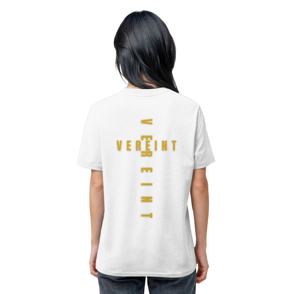 Unisex Organic Shirt 'Vereint' – White