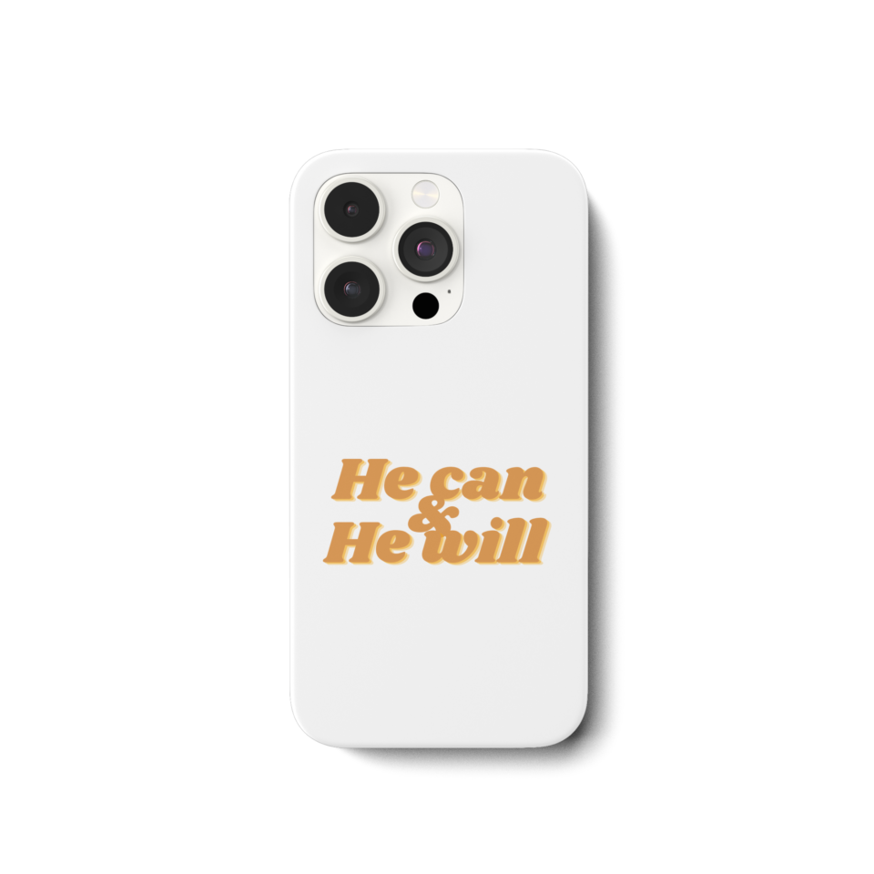 He can & He will – iPhone 15 Pro Hülle