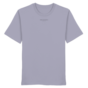 T-Shirt organic "FIRM FOUNDATION" unisex Psalm 18:2 100% Baumwolle - XS-5XL - faith christliche Kleidung Bibelverse Psalm Shirt – Lavender
